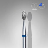 Фреза діамантова олива синя EXPERT діаметр 2,5 мм / робоча частина 5 мм