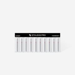 Frez diamentowy oliwka ostra czerwona EXPERT średnica 1,8 mm / część robocza 4 mm