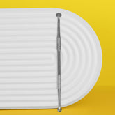 Ложка косметологічна двостороння EXPERT 20 TYPE 2 (УНО та кругла шумовка, 19 отворів)