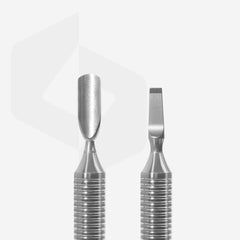 Лопатка манікюрна пола EXPERT 100 TYPE 5 (закруглений пушер + лопать широка)