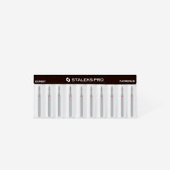 Фреза алмазна полум’я гостре червона діаметр 1,6 мм / робоча частина 8 мм