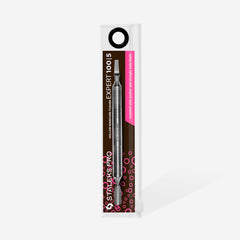 Лопатка манікюрна пола EXPERT 100 TYPE 5 (закруглений пушер + лопать широка)