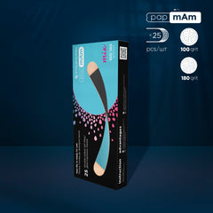 Zestaw wymiennych nakładek "papmAm Mix" założone na bazie drewnianej (25 szt.)