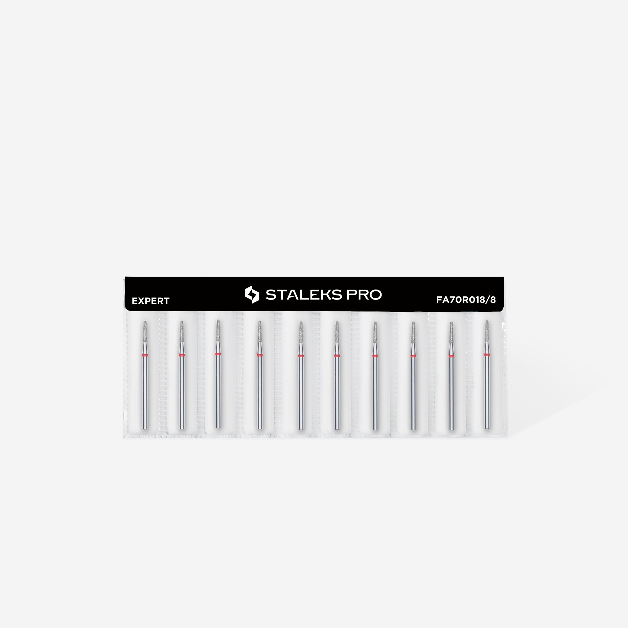 Frez diamentowy ścięty stożek czerwony EXPERT średnica 1,8 mm / część robocza 8 mm