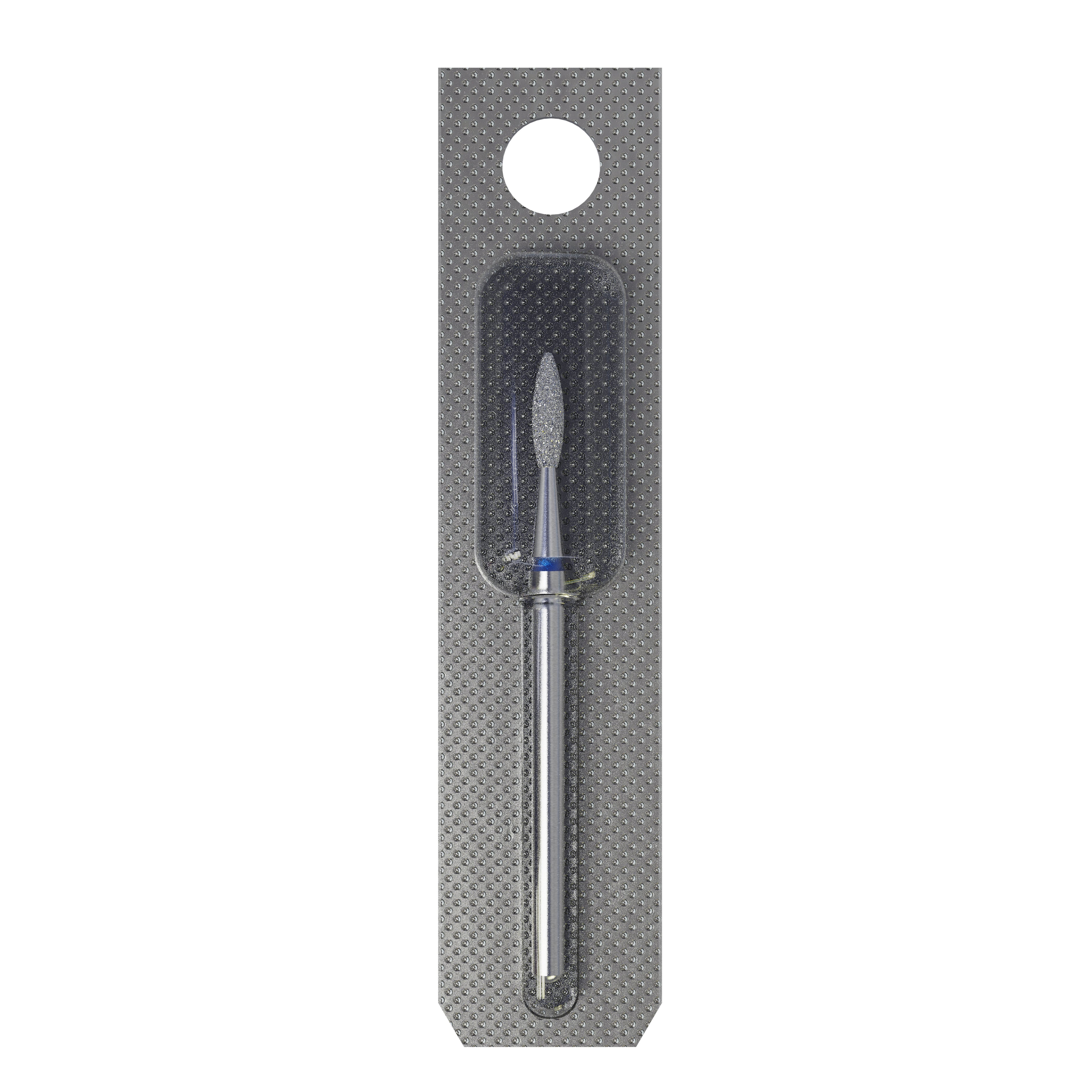 STALEKS EXPERT Frez diamentowy „płomień” niebieski, średnica 2,1 mm, część robocza 8 mm