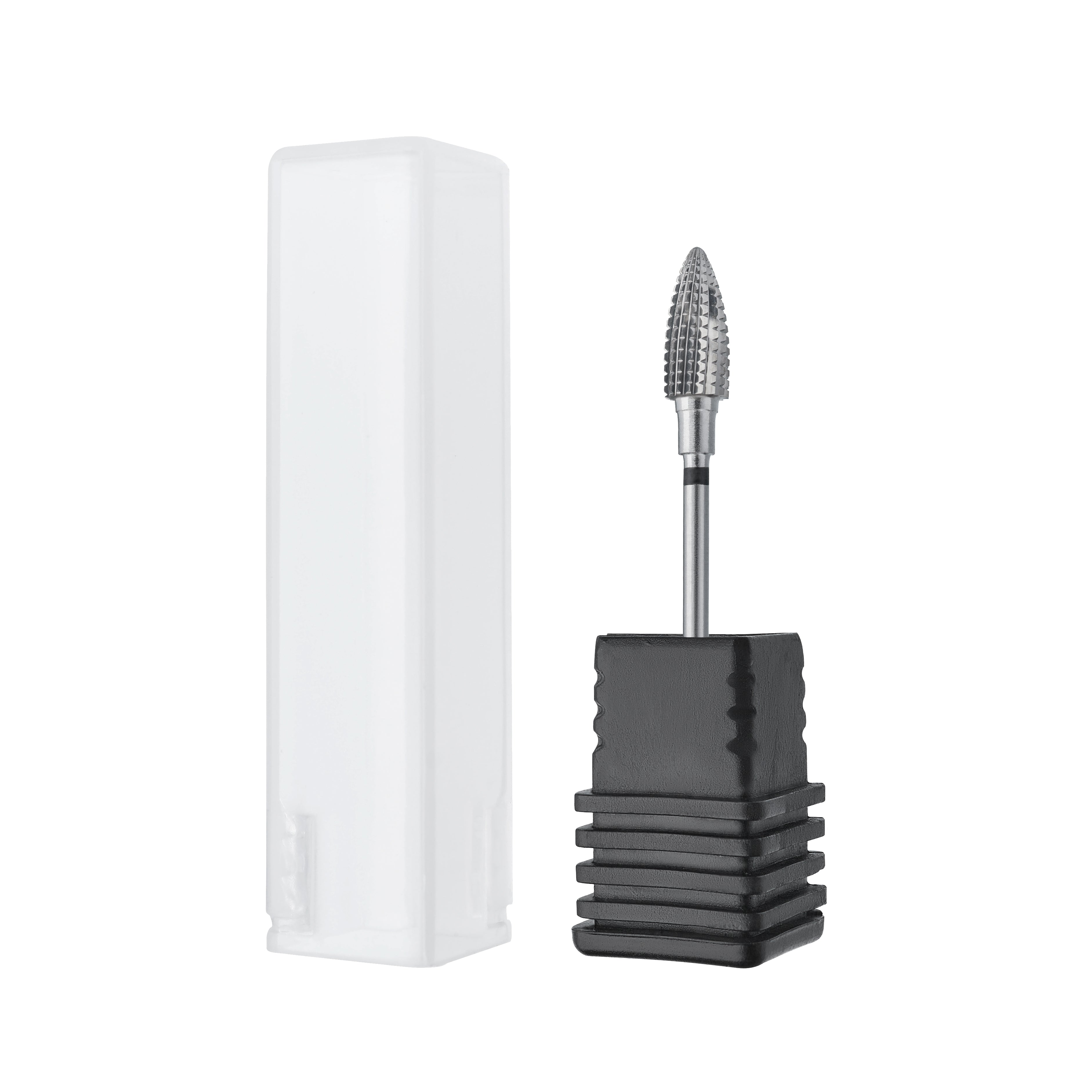 STALEKS EXPERT Freza z węglika spiekanego „szyszka” czarna hard, średnica 6 mm, część robocza 14 mm