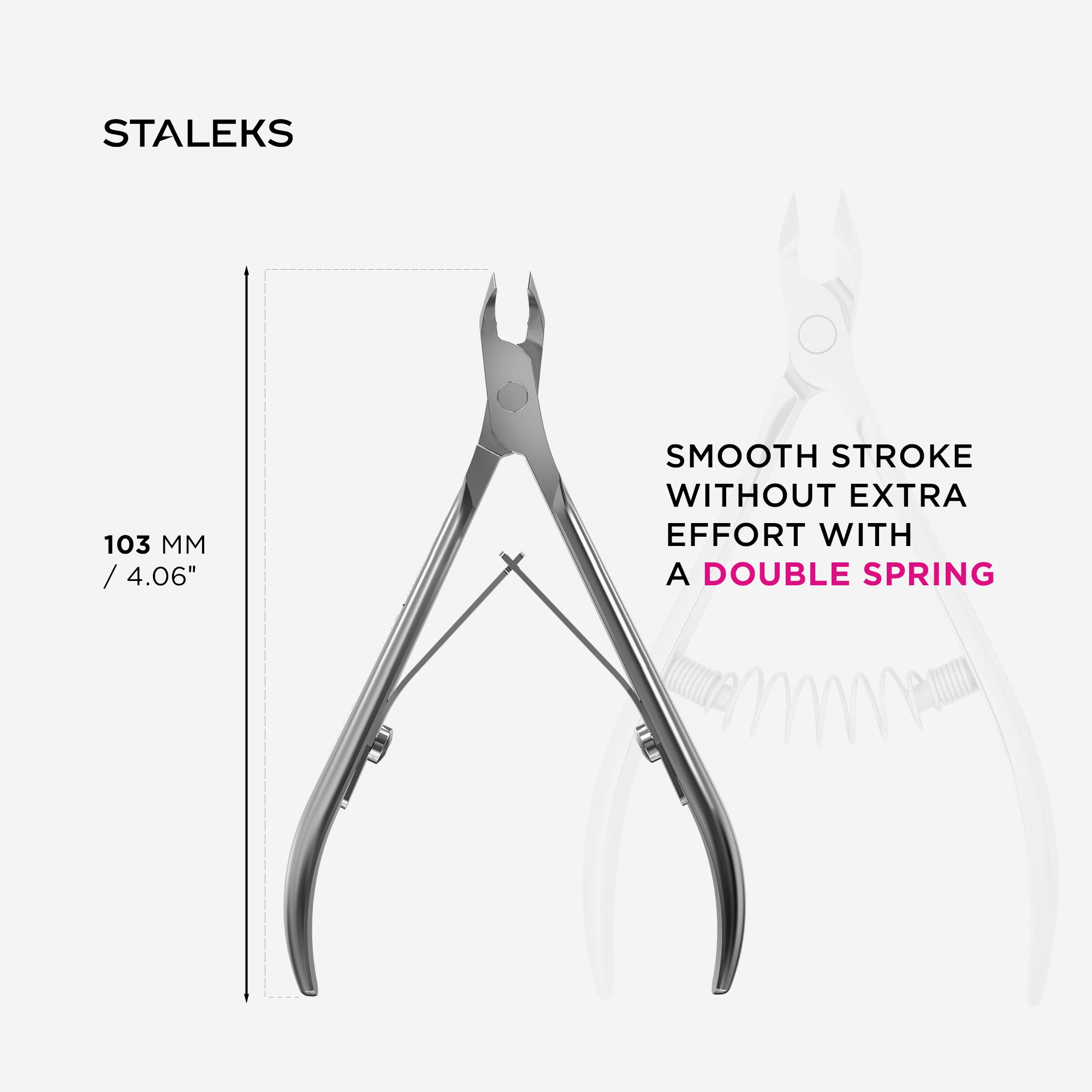 STALEKS EXPERT 92 Mini Cążki profesjonalne do skórek, 3 mm