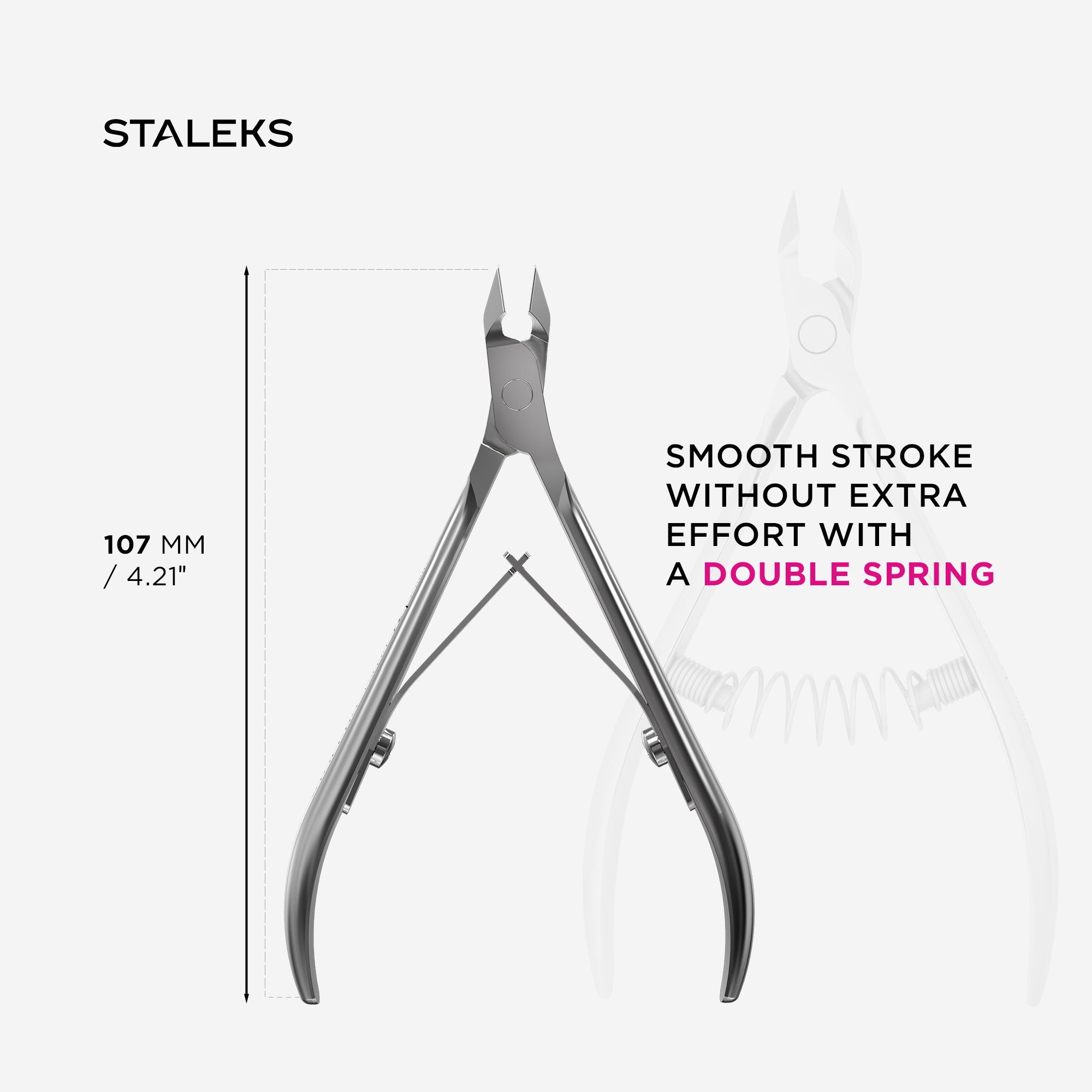 STALEKS EXPERT 92 Mini Cążki profesjonalne do skórek, 7 mm