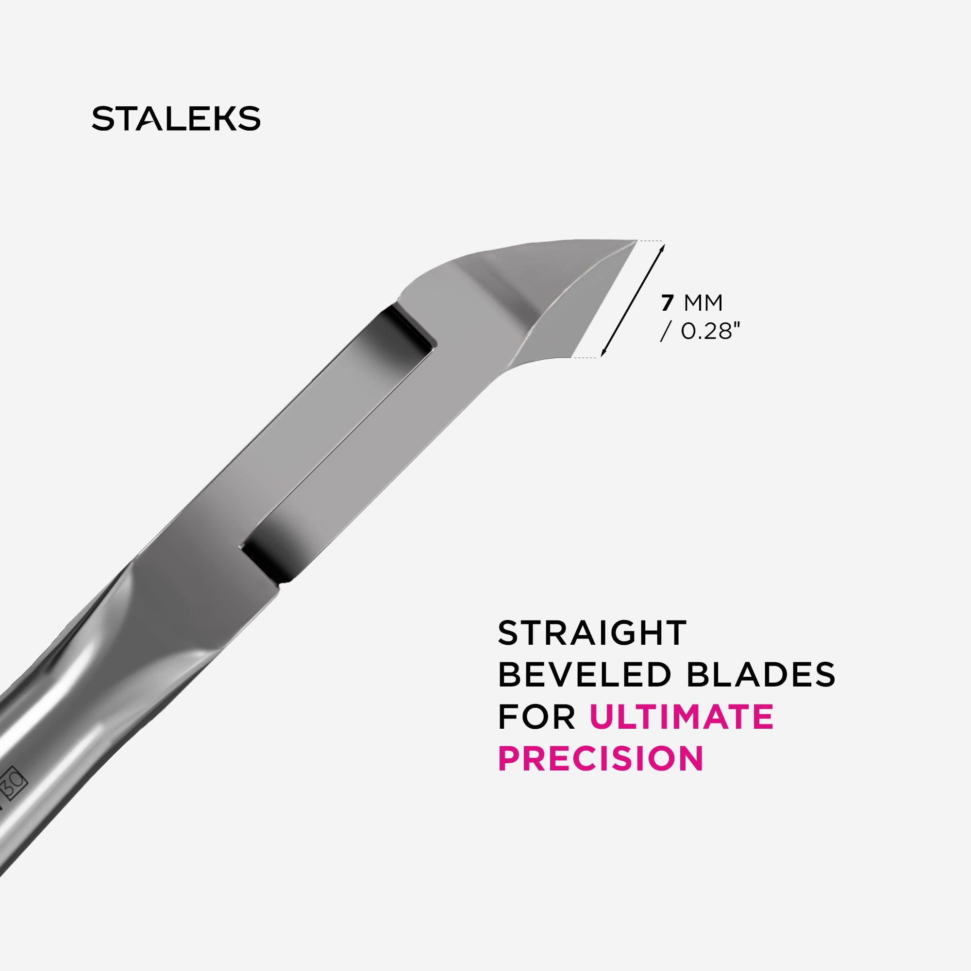 STALEKS EXPERT 92 Mini Cążki profesjonalne do skórek, 7 mm