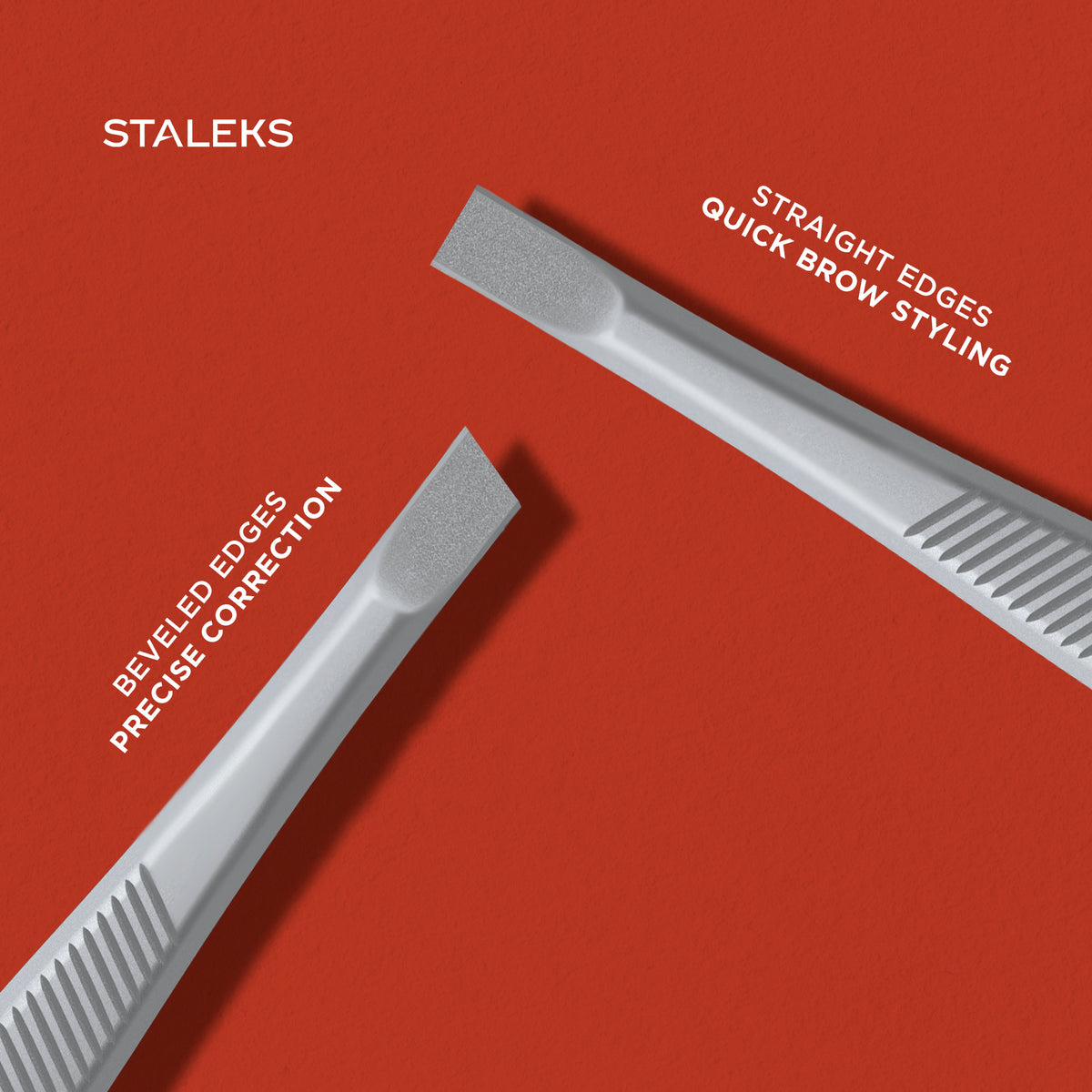 STALEKS CLASSIC 10 TYPE 8 Пінцет для брів широкий прямий, форма «краб»