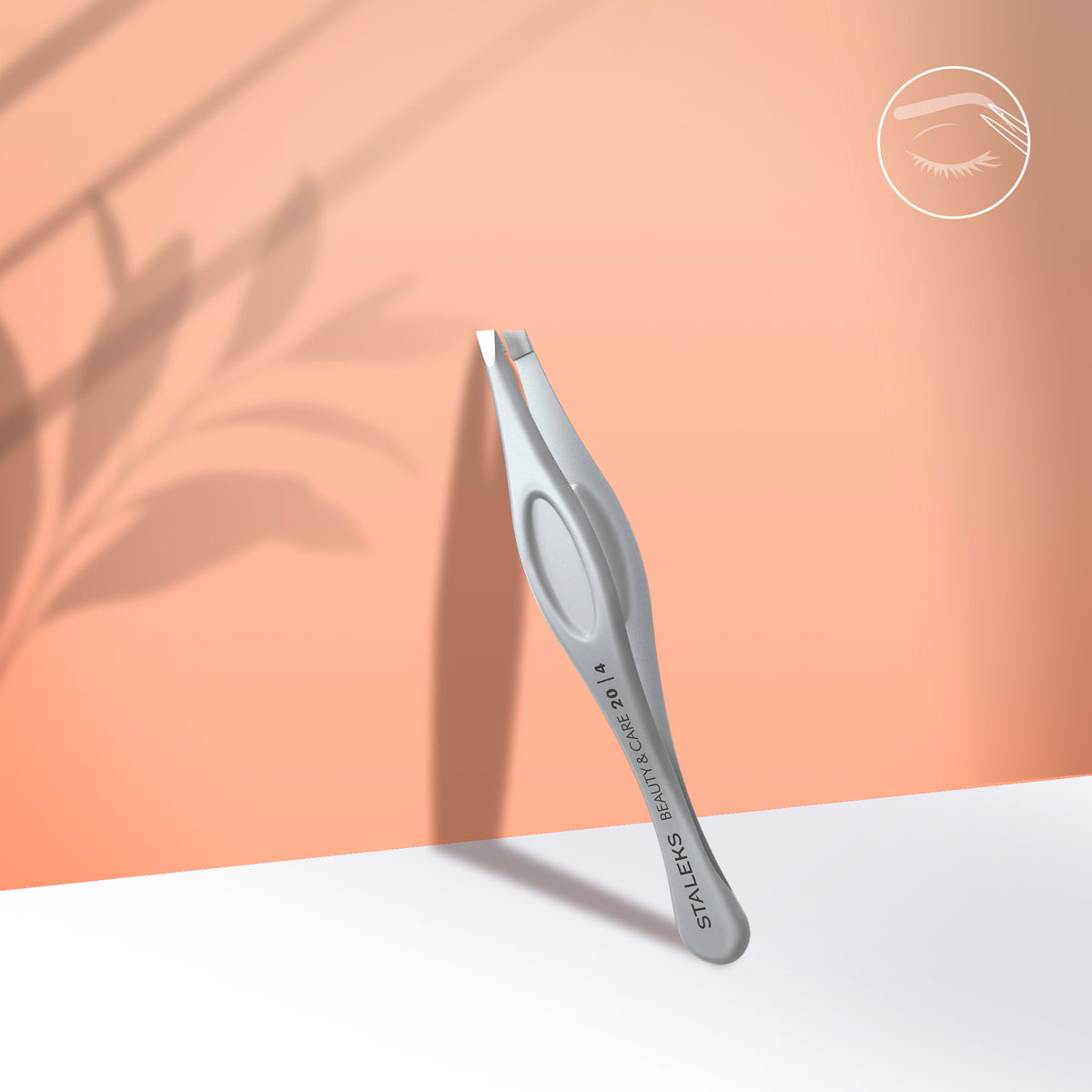 STALEKS BEAUTY & CARE 20 TYPE 4 Pęseta do brwi wąska skośna