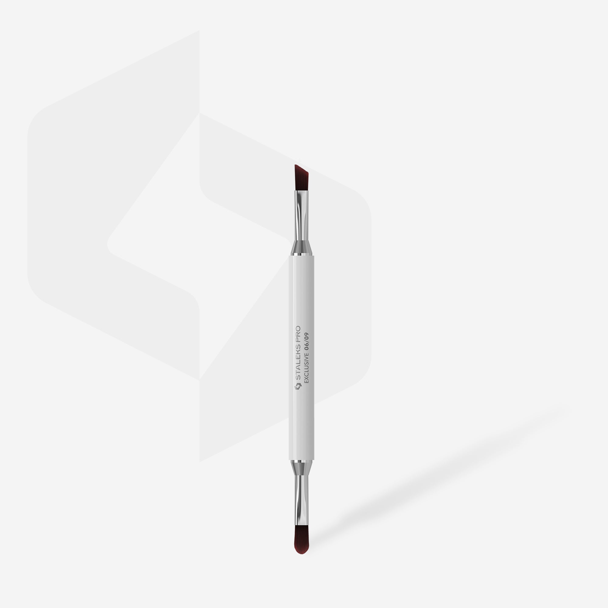 STALEKS EXCLUSIVE 06/09 Dwustronny pędzel do żelu 11 mm / do żelu 9 mm