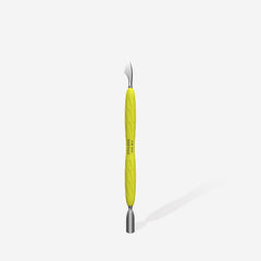 Kopytko do manicure Gummy z silikonową rękojeścią UNIQ 10 TYPE 3 (popychacz wąski zaokrąglony i toporek)