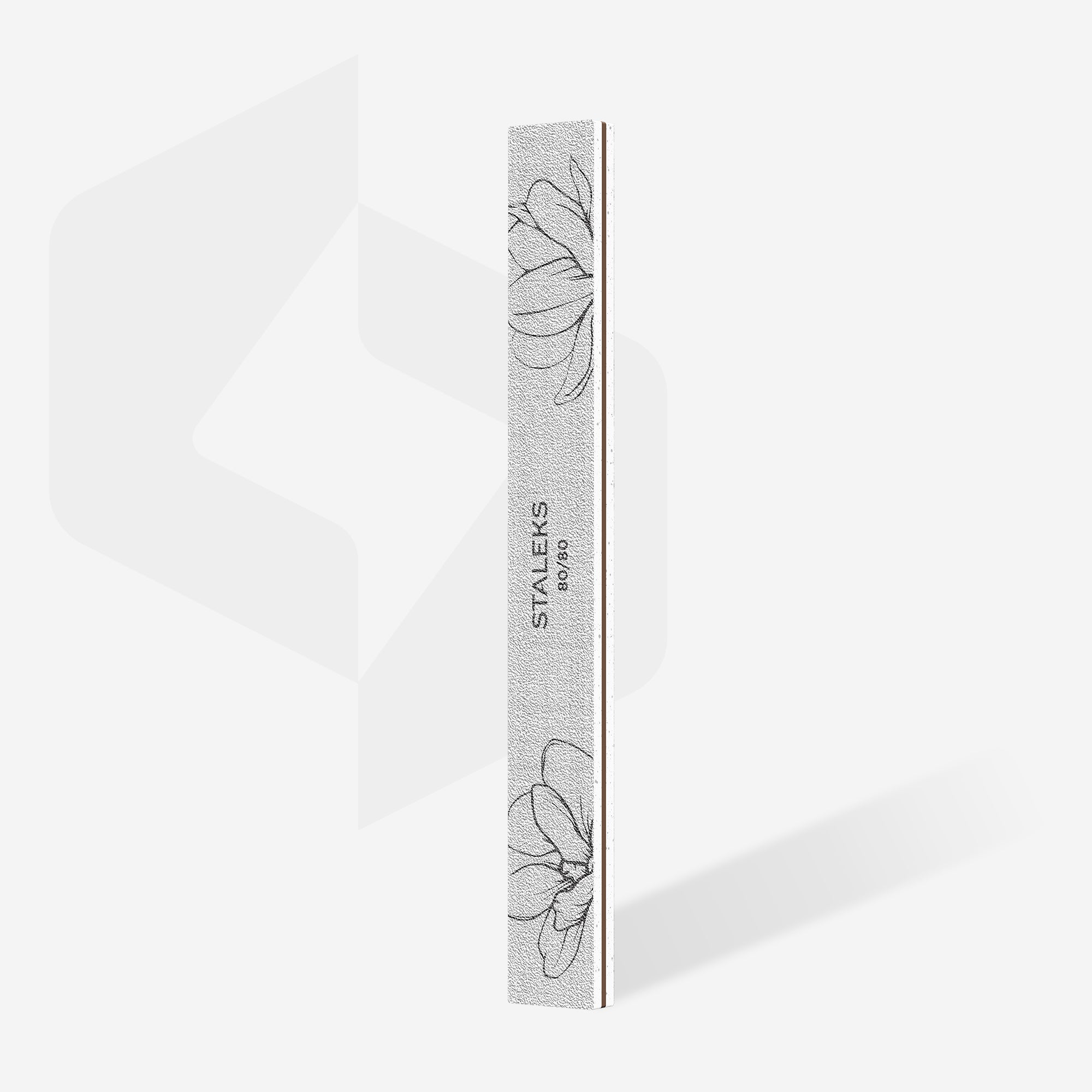 STALEKS EXPERT 20 Mineralny pilnik do paznokci prosta, 80/80 grit (25 szt.)