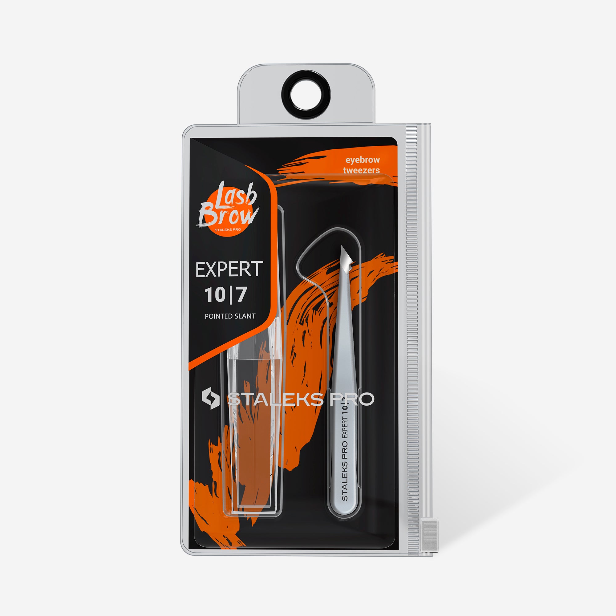Pęseta do brwi EXPERT 10 TYPE 7 (skośna spiczasta)