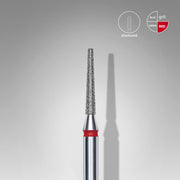 STALEKS EXPERT Frez diamentowy „stożek ścięty” czerwony, średnica 1,6 mm, część robocza 10 mm
