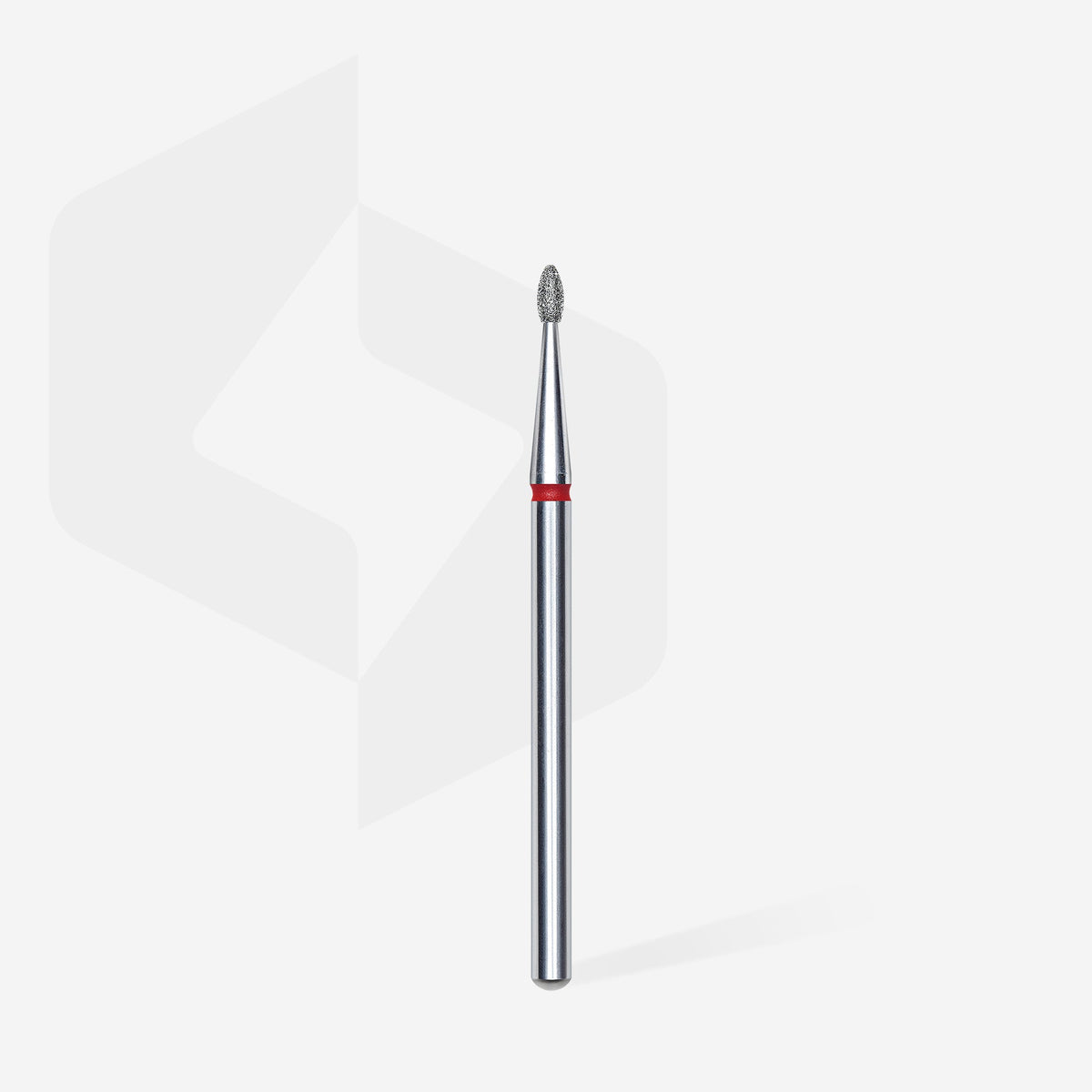 STALEKS EXPERT Frez diamentowy „pączek zaokrąglony” czerwony, średnica 1,6 mm, część robocza 3,4 mm