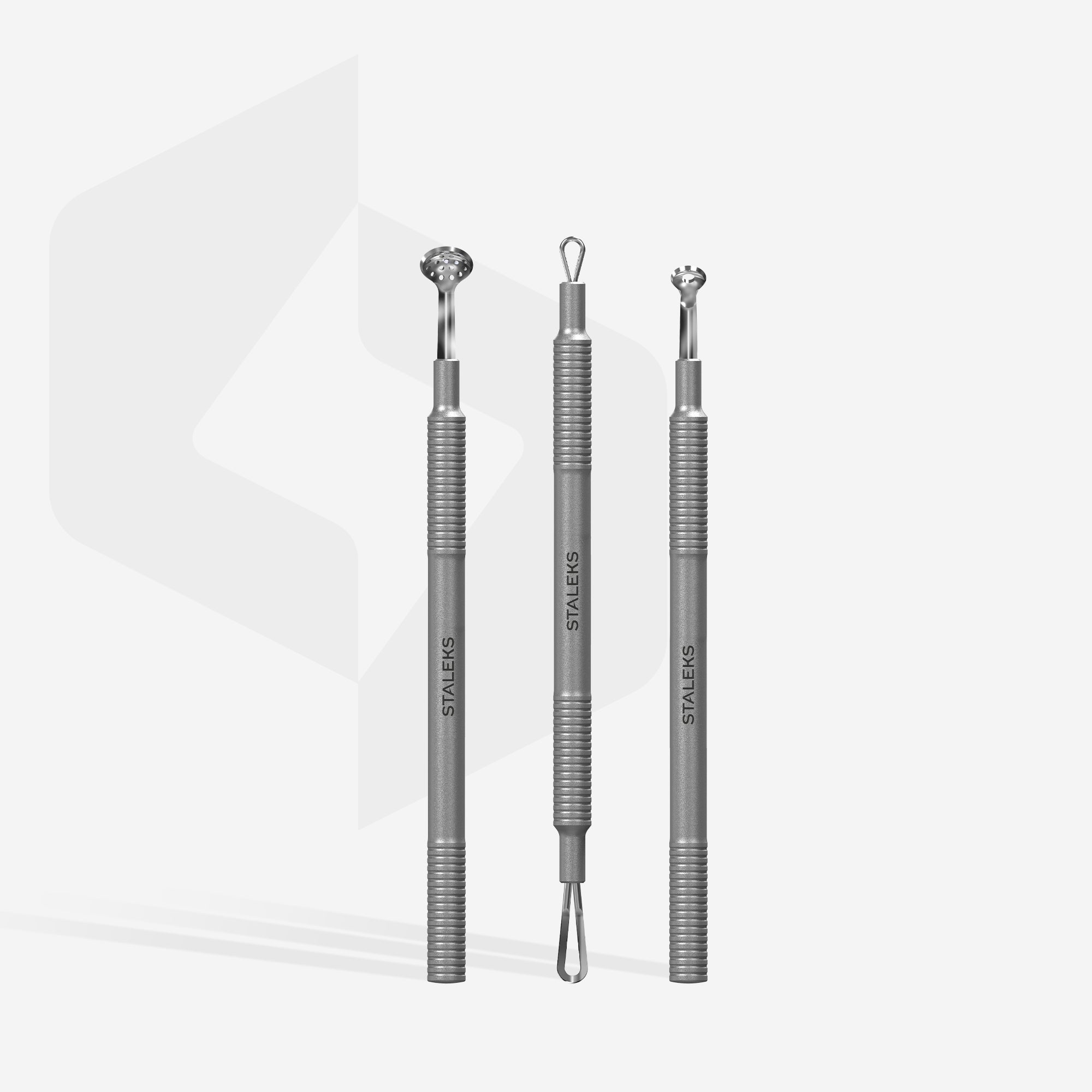 STALEKS Zestaw kosmetyczny HOME PRO (Uno, okrągła łyżka cedzakowa z 19 otworami i pętla dwustronna)