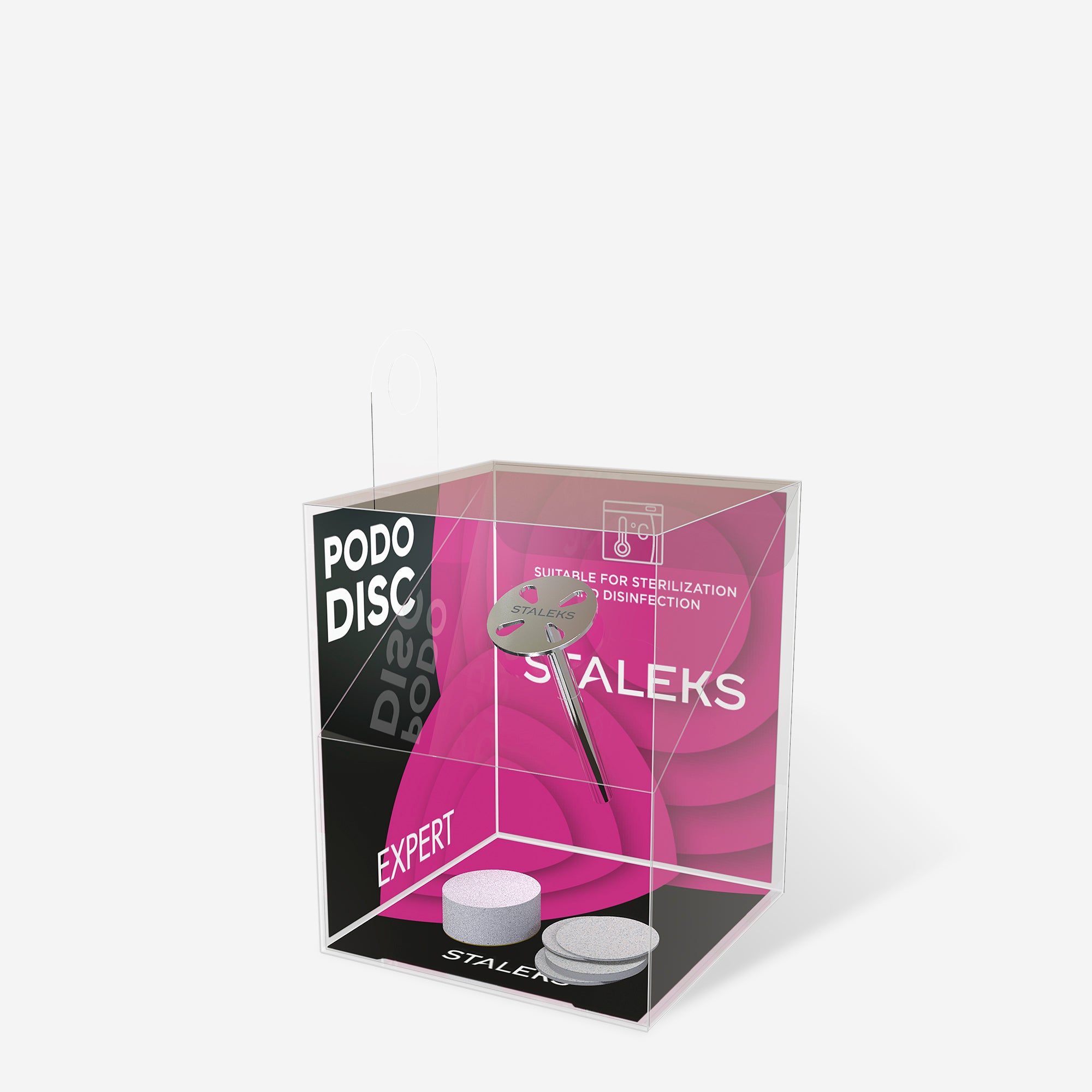 STALEKS EXPERT PODODISC XS Dysk do pedicure z wymiennymi pilnikami, 180 grit 10 mm (5 szt.)