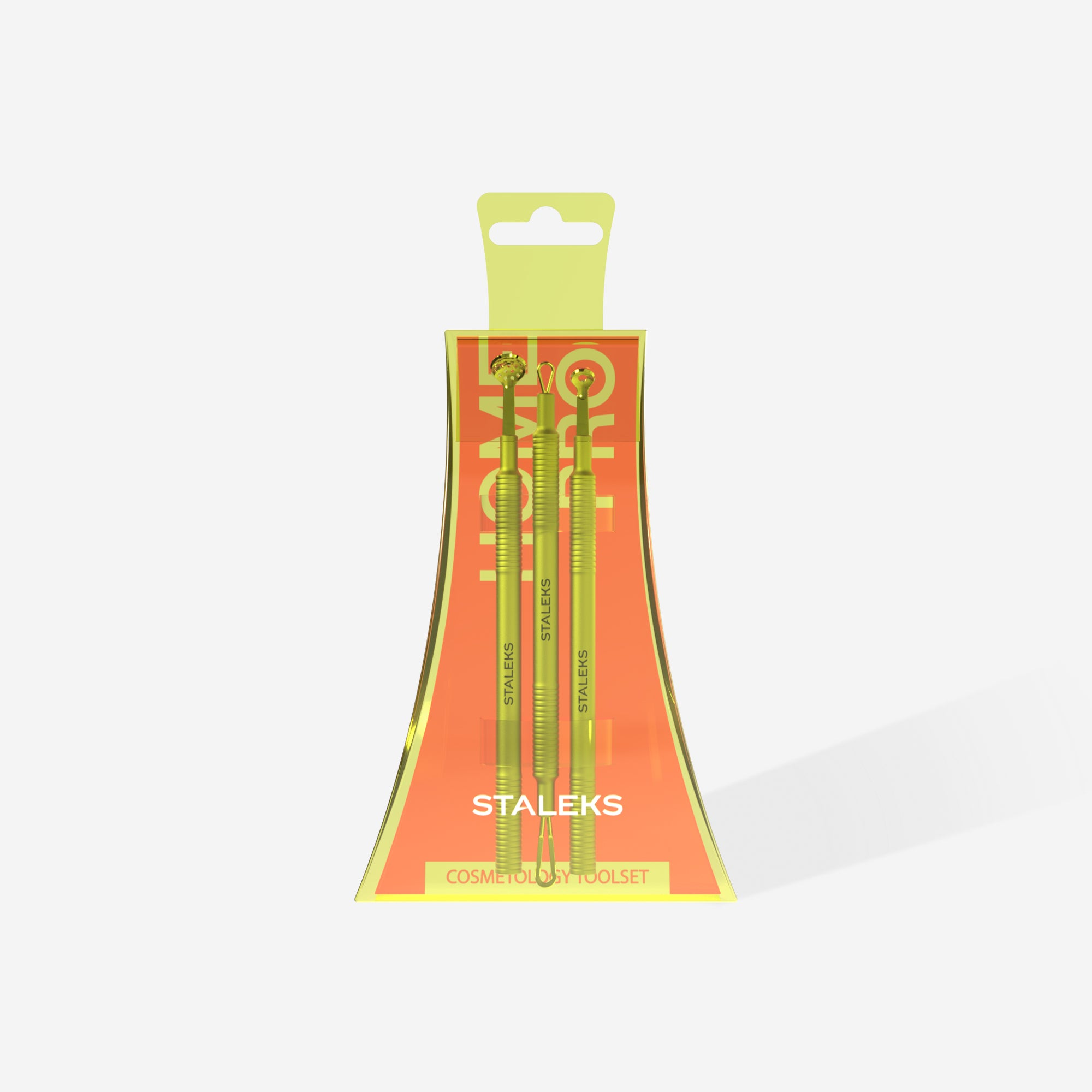 STALEKS Zestaw kosmetyczny HOME PRO (Uno, okrągła łyżka cedzakowa z 19 otworami i pętla dwustronna)