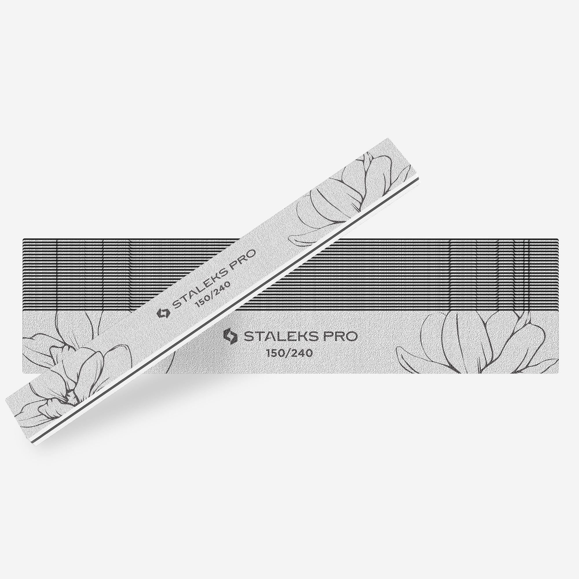 STALEKS EXPERT 20 Mineralny pilnik do paznokci prosta, 150/240 grit (25 szt)
