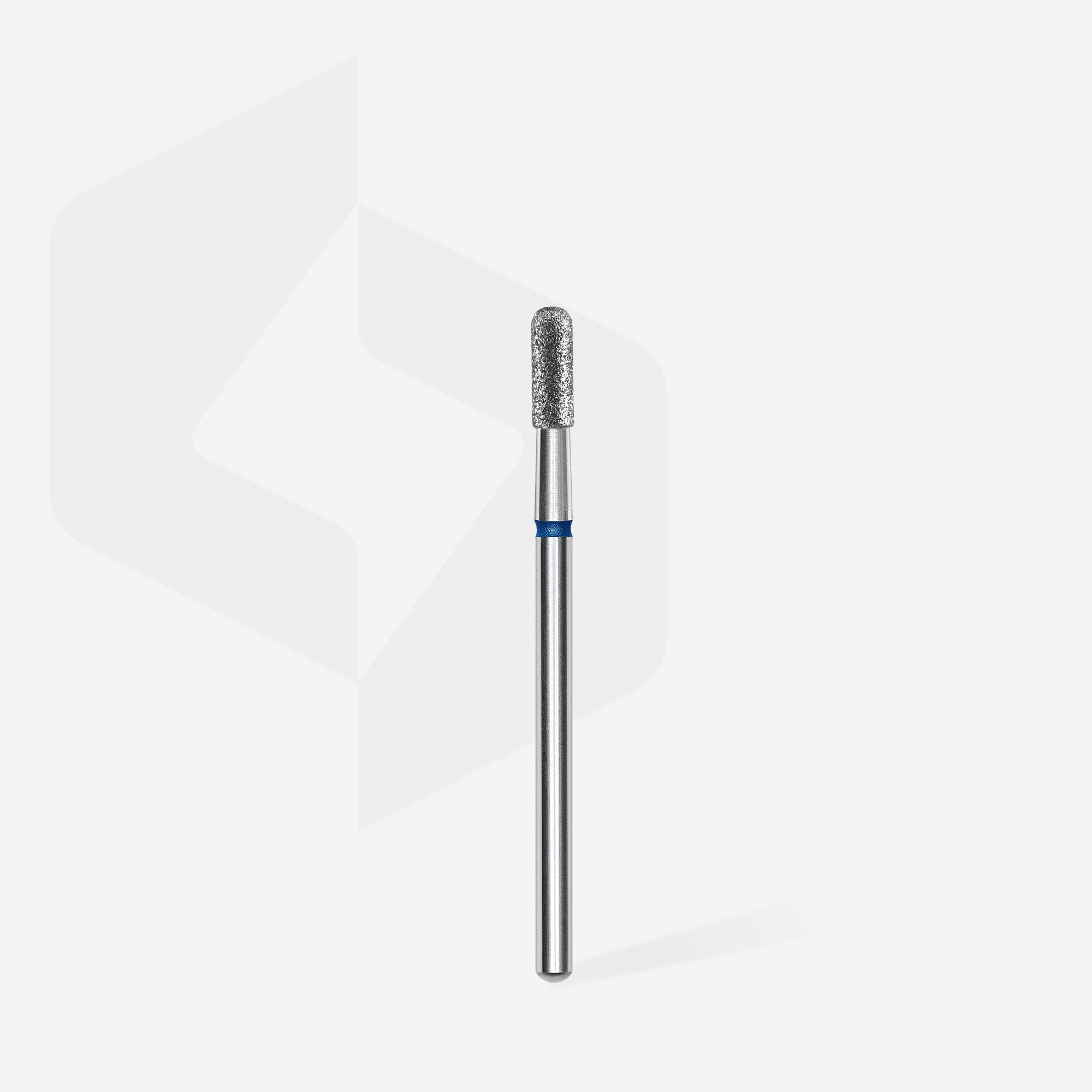 STALEKS EXPERT Frez diamentowy cylinder zaokrąglony niebieski, średnica 2,3 mm, część robocza 6,5 mm