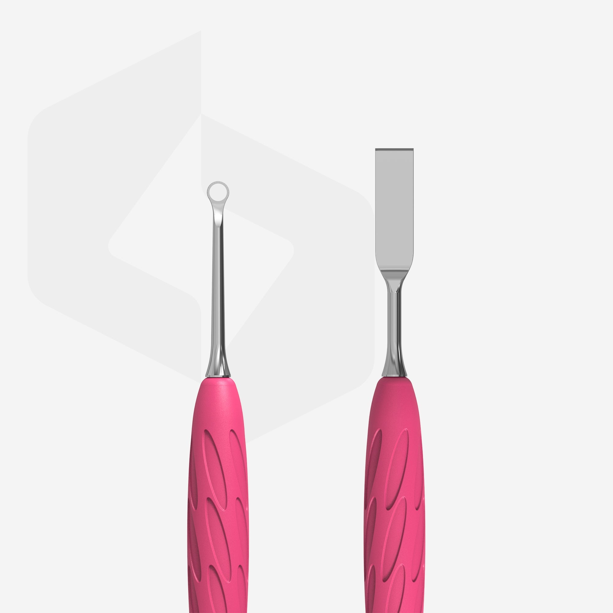 STALEKS UNIQ 11 TYPE 1 Gummy Pusher płaski prosty i pierścień (Żółty)
