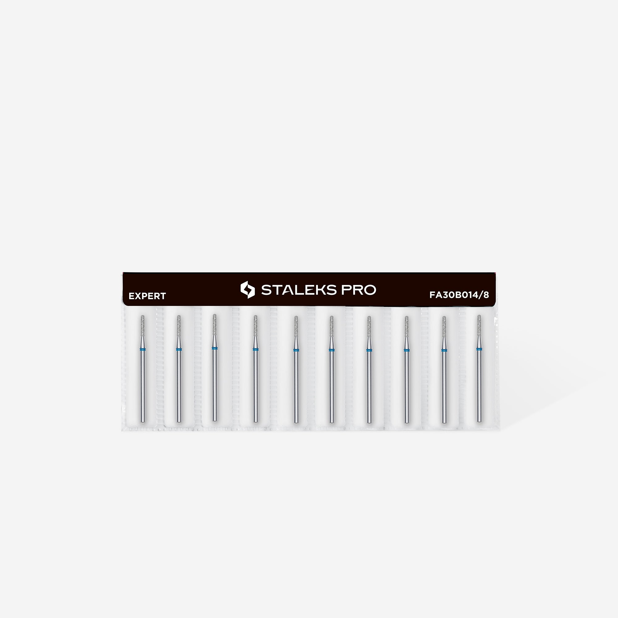 STALEKS EXPERT Frez diamentowy cylinder zaokrąglony niebieski, średnica 1,4 mm, część robocza 8 mm