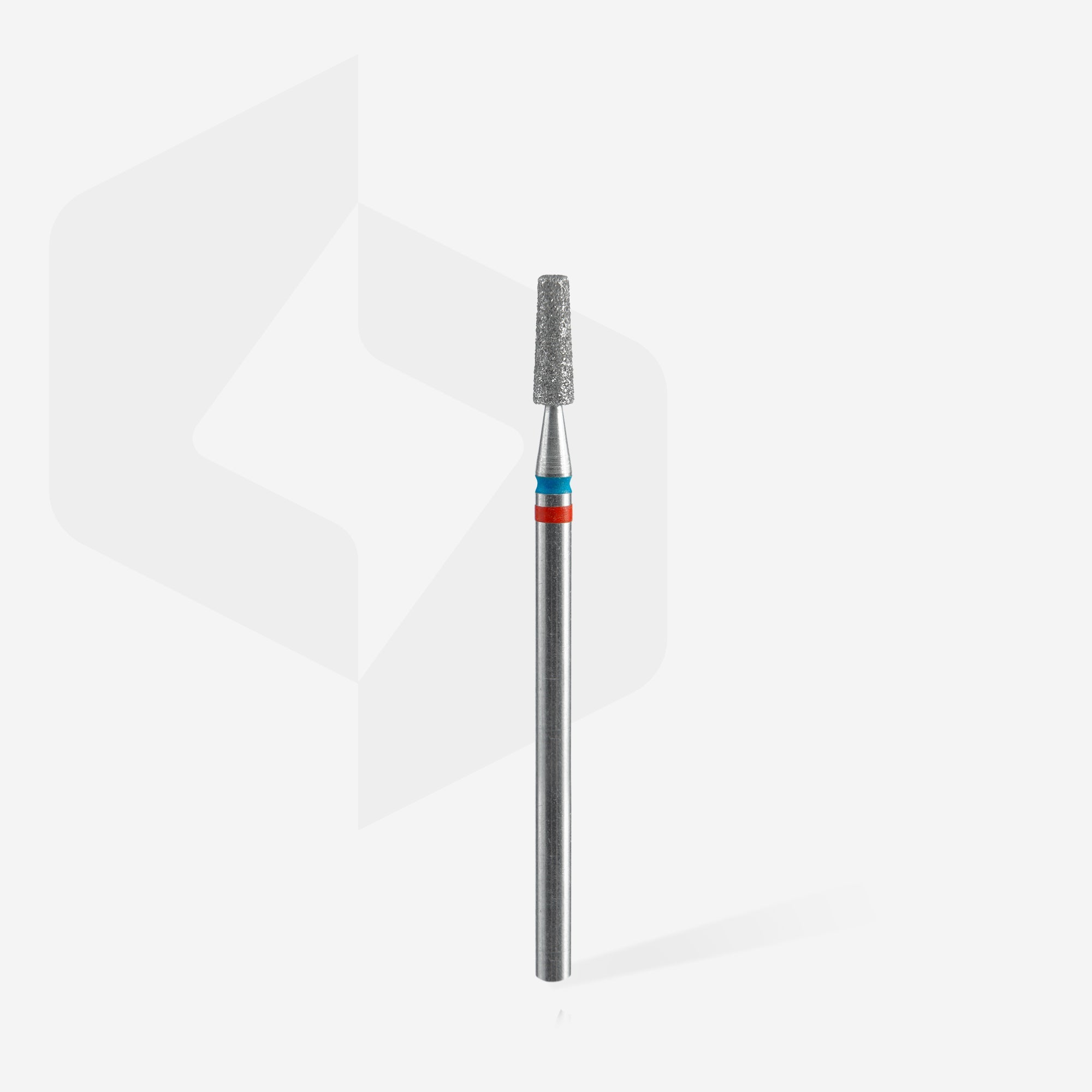 STALEKS EXPERT Frez diamentowy DUO „stożek” czerwono-niebieski, średnica 2,5 mm, część robocza 8 mm