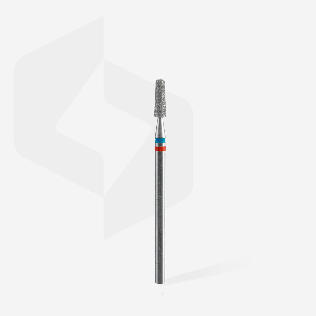 STALEKS EXPERT Frez diamentowy DUO „stożek” czerwono-niebieski, średnica 2,5 mm, część robocza 8 mm