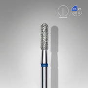 STALEKS EXPERT Frez diamentowy «Cylinder zaokrąglony» niebieski, średnica 2,3 mm, część robocza 8 mm