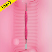 STALEKS UNIQ 11 TYPE 1 Gummy Pusher płaski prosty i pierścień (Różowy)