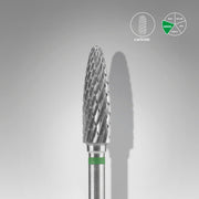 STALEKS EXPERT Frez węglikowy typu „kukurydza” zielony, średnica 4 mm, część robocza 14 mm