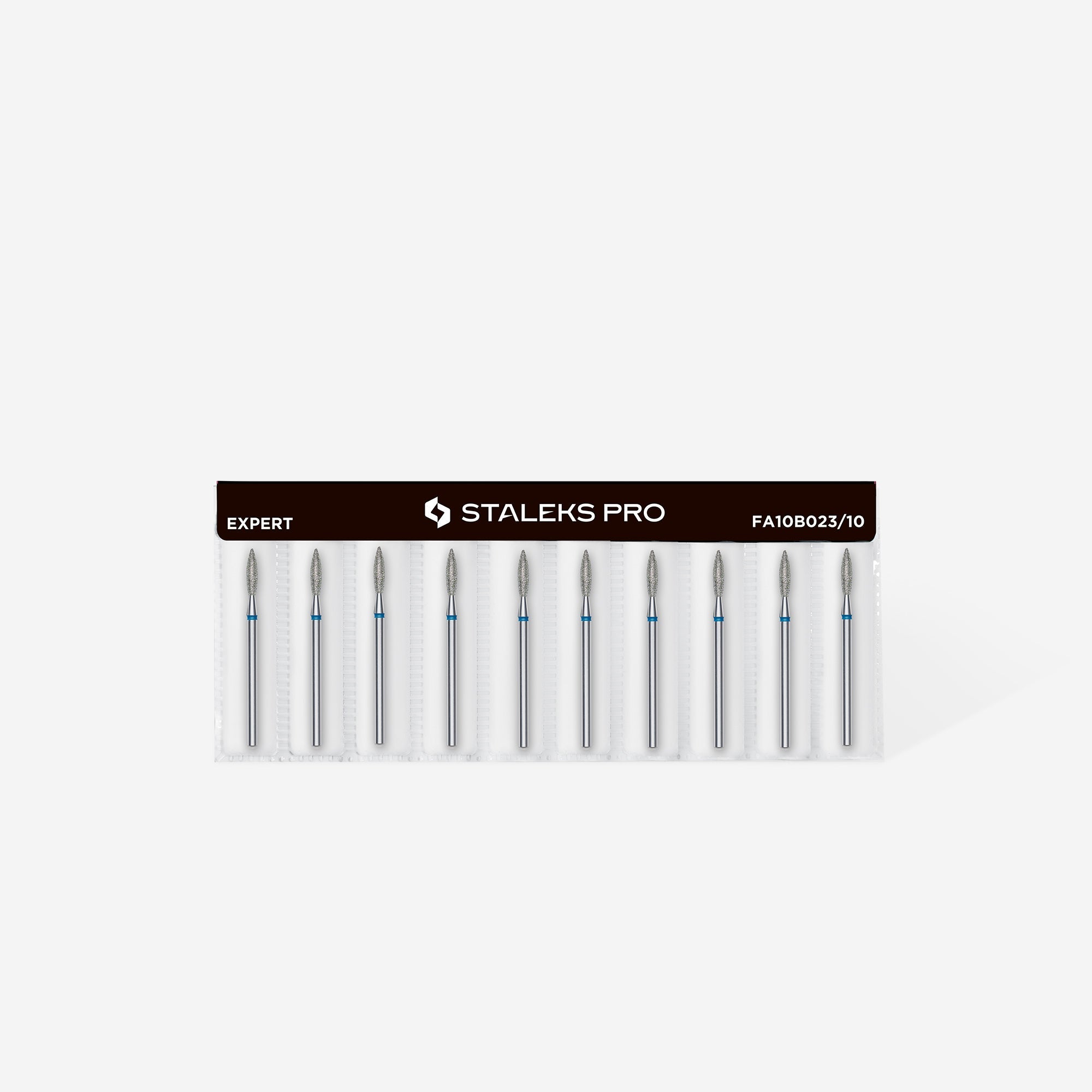 Frez diamentowy płomyk niebieski EXPERT średnica 2,3 mm / część robocza 10 mm