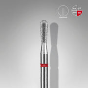 STALEKS EXPERT Frez diamentowy „Zapałka” czerwony, średnica 2,3 mm, część robocza 5 mm