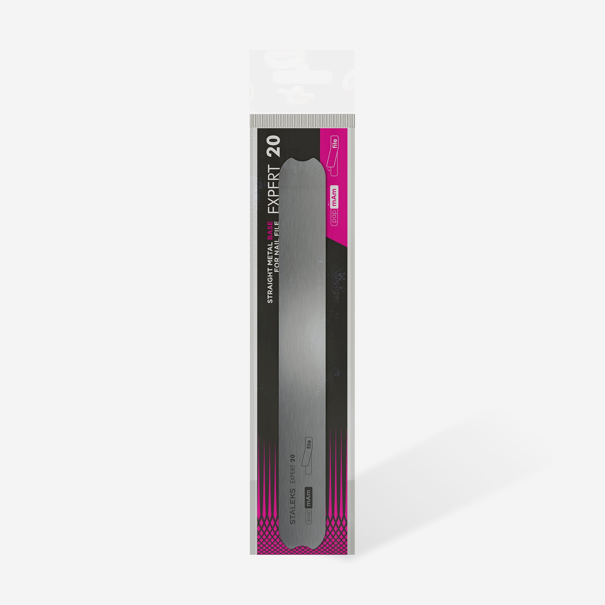 STALEKS EXPERT 20 Metalowa prosta baza do pilnika (162 mm)