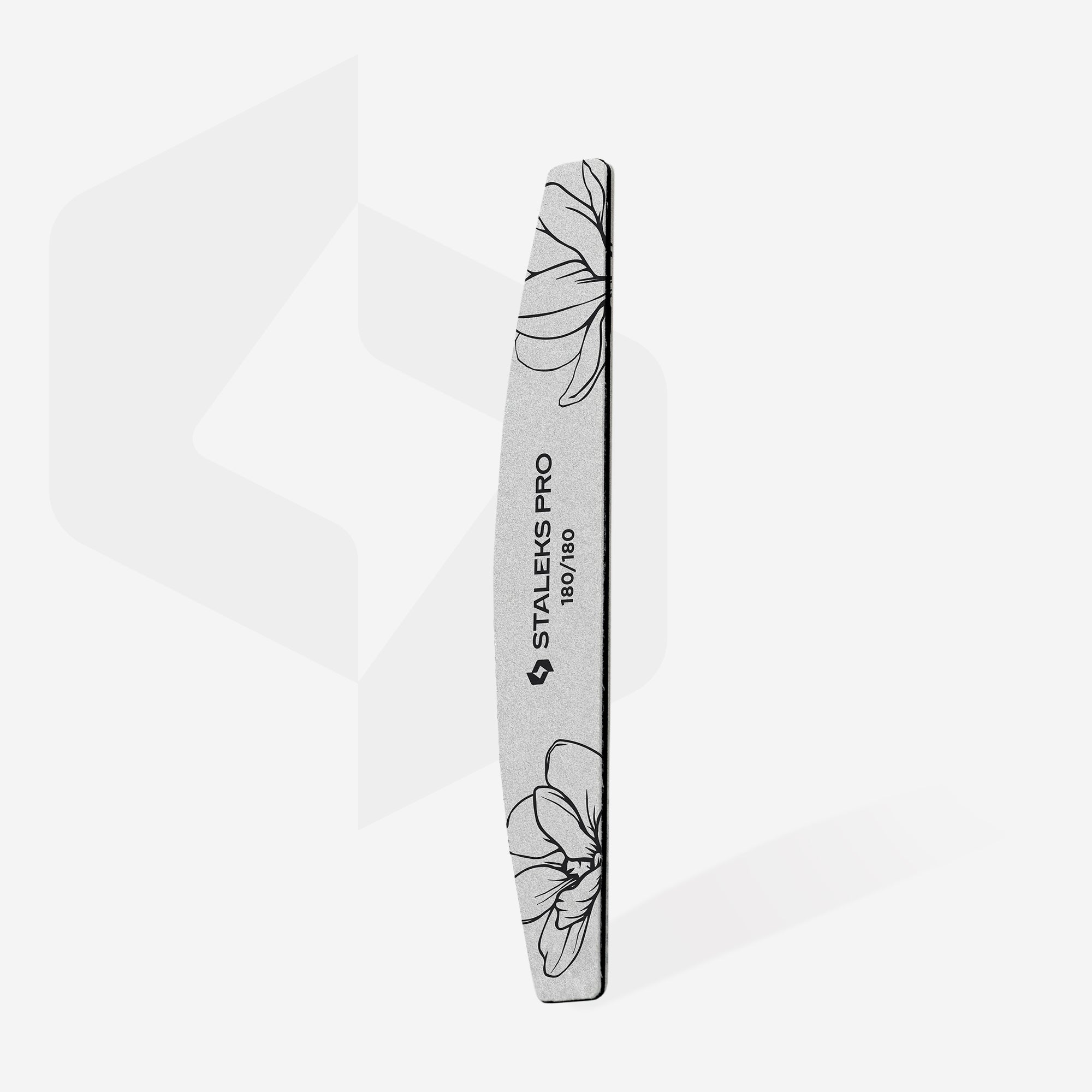STALEKS EXPERT 40 Mineralny pilnik do paznokci półksiężyc, 180/240 grit (1 szt)