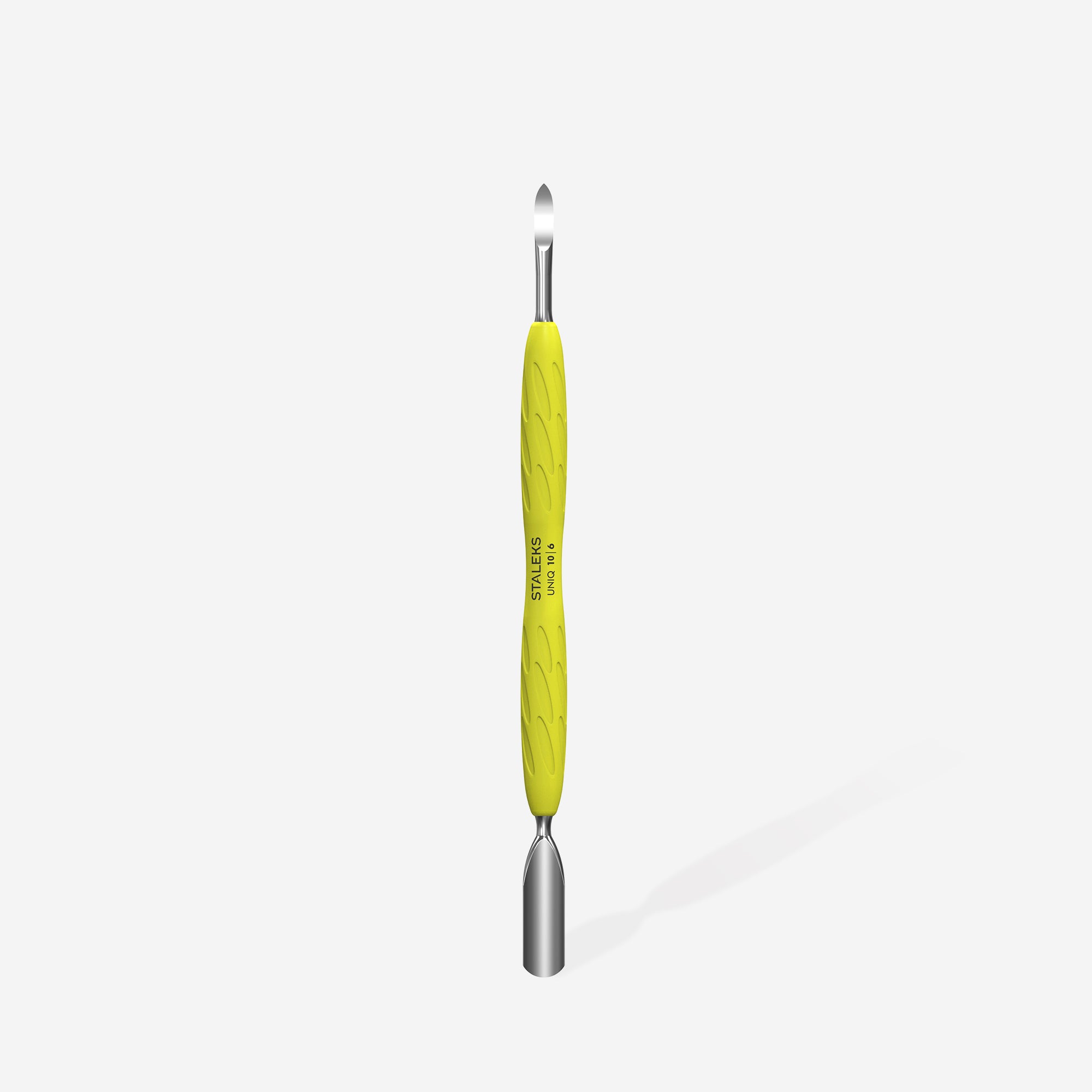 STALEKS UNIQ 10 TYPE 6 Gummy Pusher okrągły szeroki i pika (Żółty)