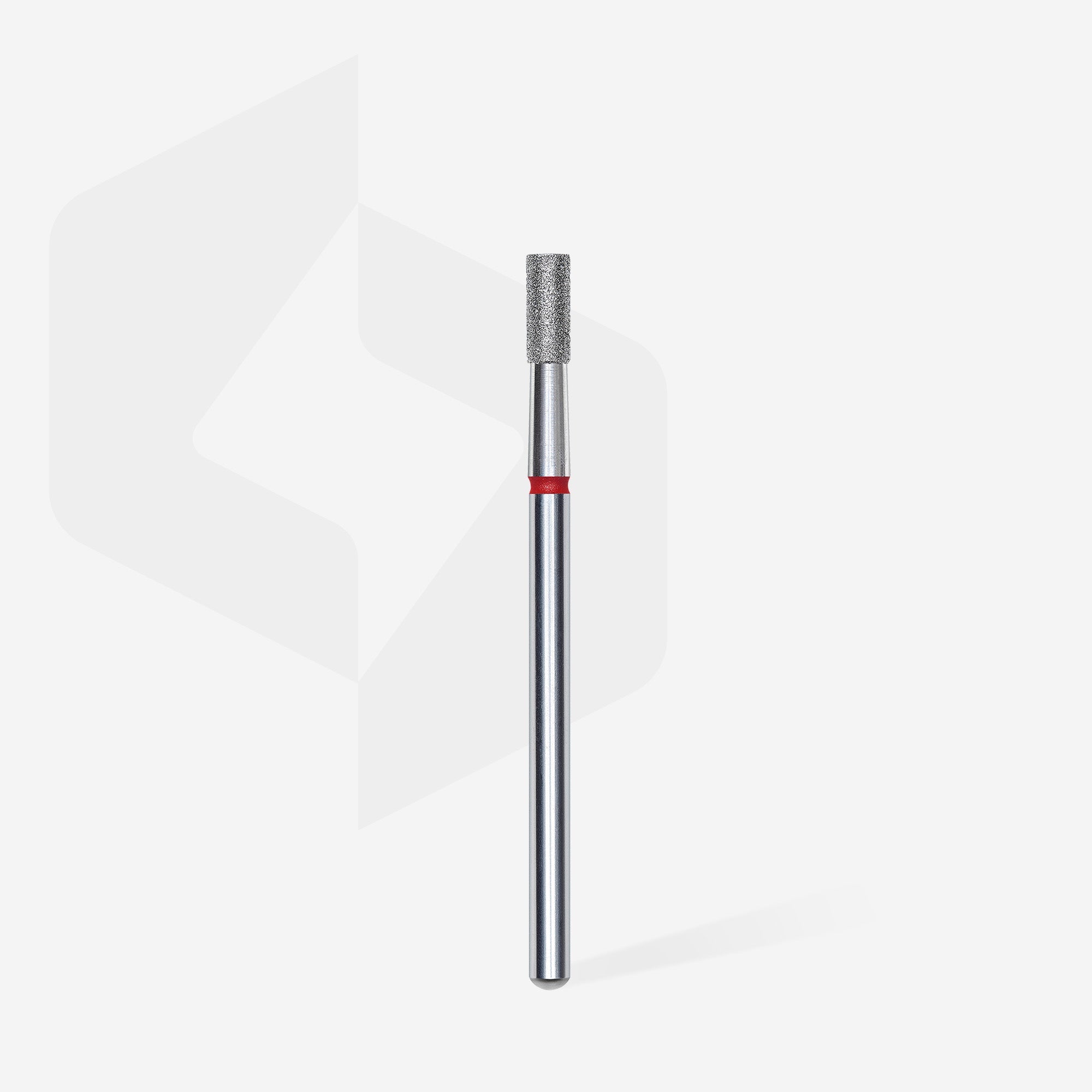 STALEKS EXPERT Frez diamentowy „cylinder” czerwony, średnica 2,5 mm, część robocza 6 mm