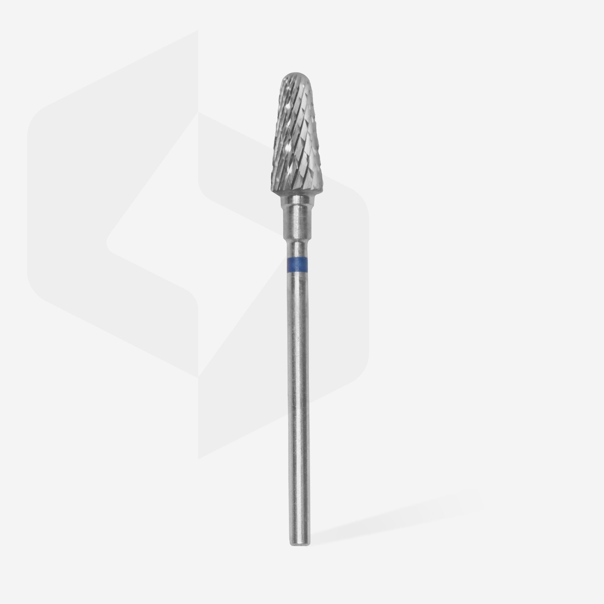 STALEKS EXPERT Frez z węglika spiekanego „ścięty stożek” niebieski, średnica 6 mm, część robocza 14 mm
