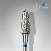 STALEKS EXPERT Frez z węglika spiekanego „ścięty stożek” niebieski, średnica 6 mm, część robocza 14 mm