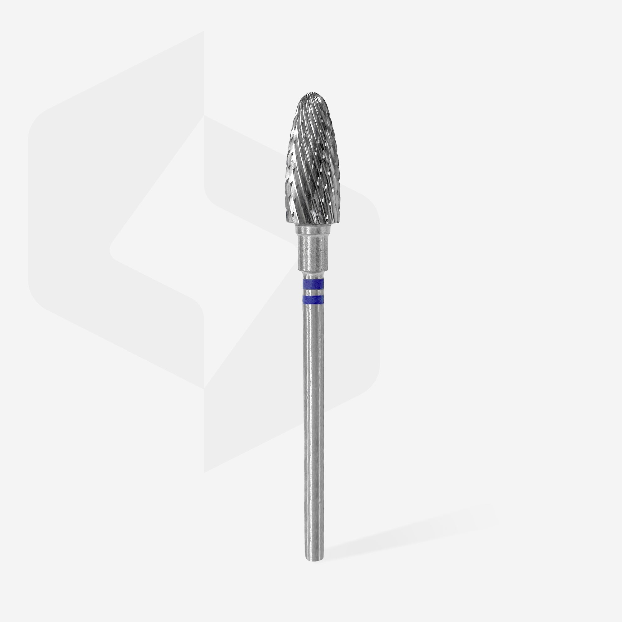 STALEKS EXPERT Twardospławowa freza dla leworęcznych „Kukurydza” niebieska, średnica 6 mm, część robocza 14 mm