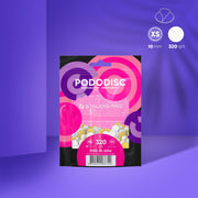STALEKS EXPERT 10 PODODISC XS Клейові файли для педікюрного диска на м'якій основі, 320 грит 10 мм (50 шт)