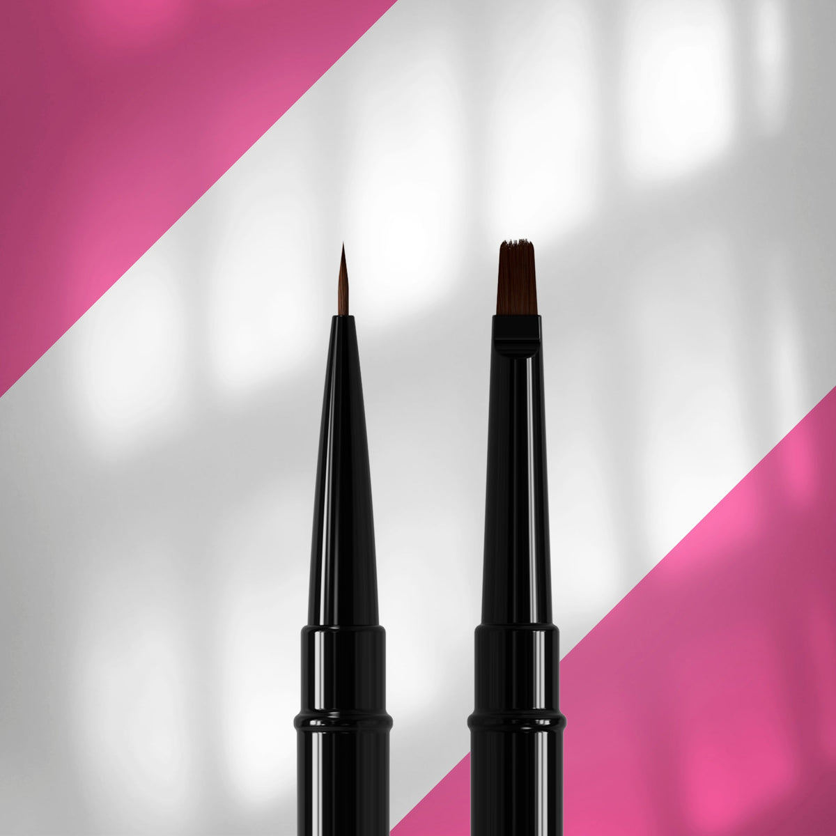 Pędzelek dwustronny EXPERT liner 7 mm / do żelu 7 mm