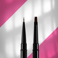 Pędzelek dwustronny EXPERT liner 7 mm / do żelu 7 mm