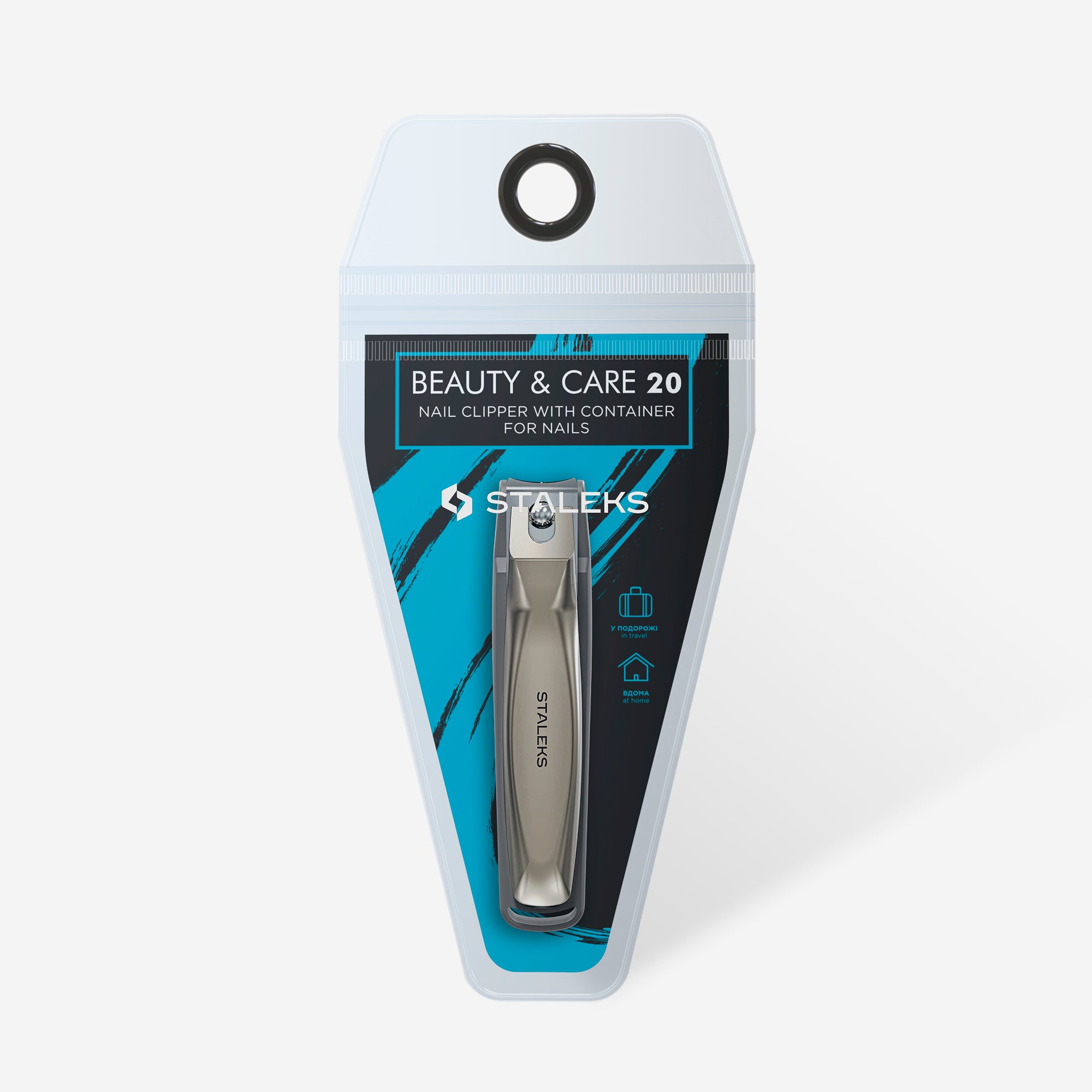 STALEKS BEAUTY & CARE 20 Knipler do paznokci z pojemnikiem