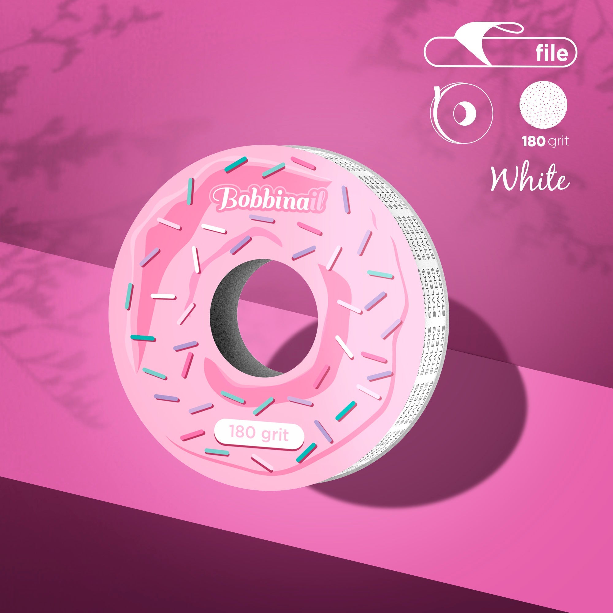 STALEKS EXPERT Donut Запасний блок клейових файлів для прямої пилки, 180 грит