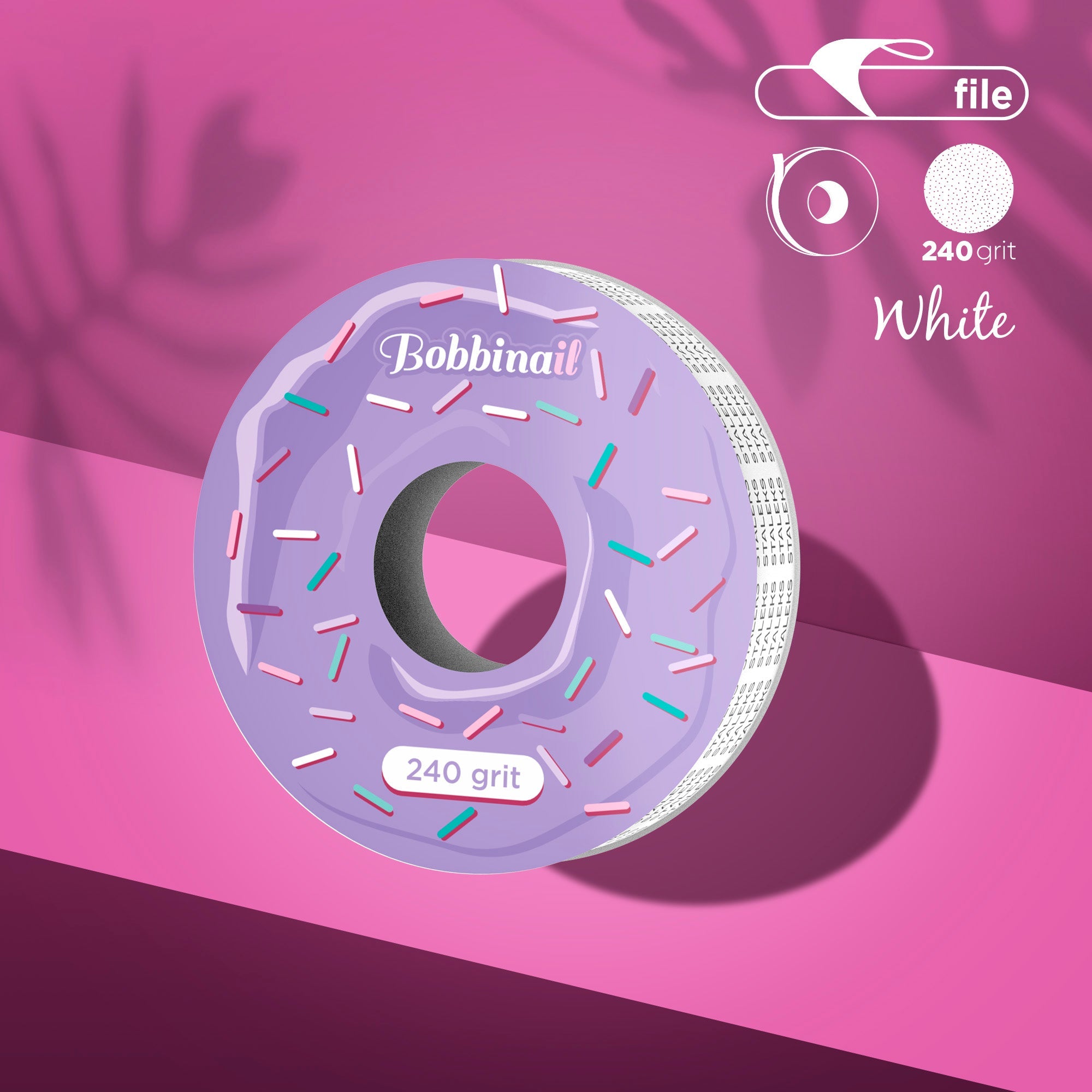 STALEKS EXPERT Donut Wkład zapasowy klejowych pilników do prostego pilnika, 240 grit