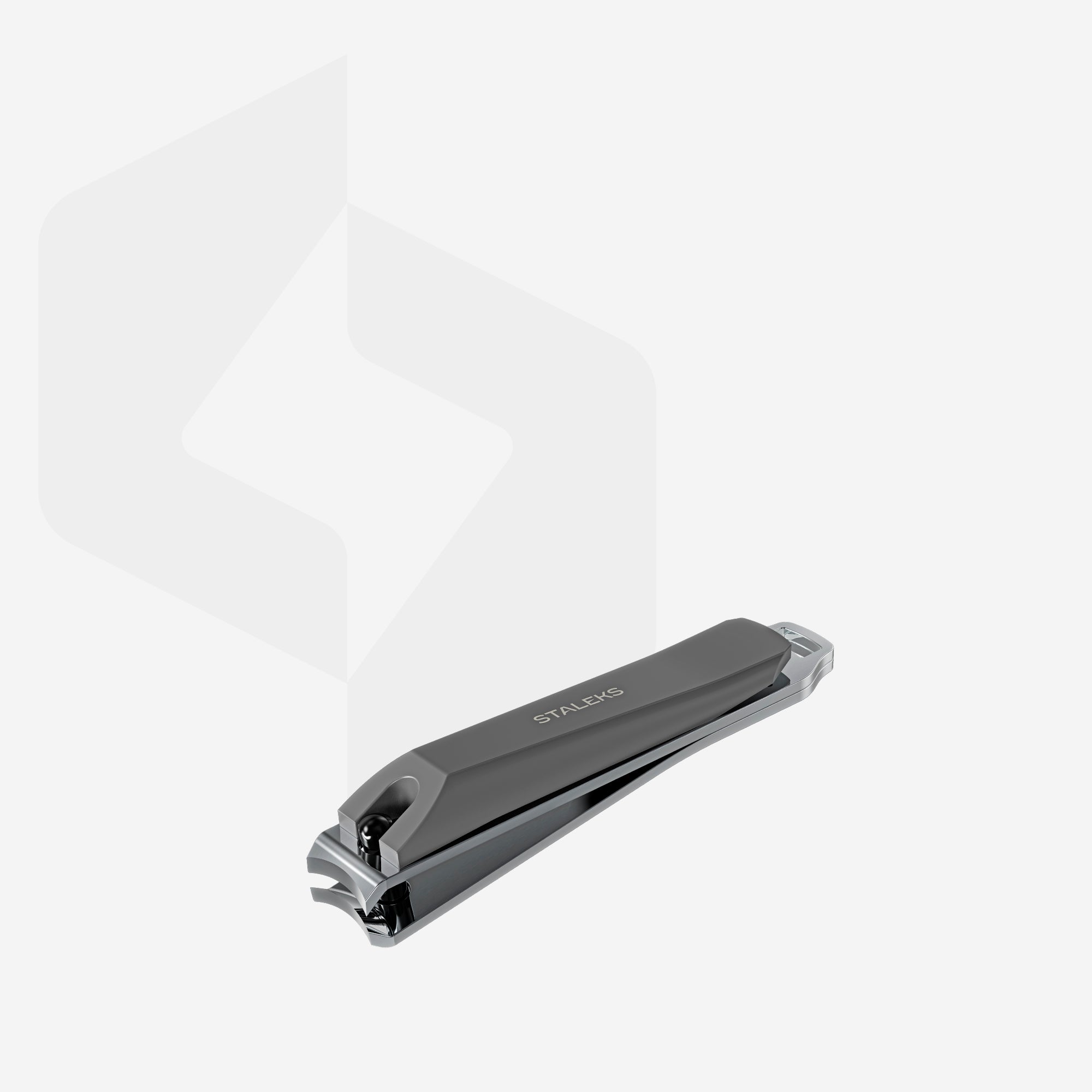 Obcinacz do paznokci duży z matowym uchwytem i pilnikiem BEAUTY & CARE 51