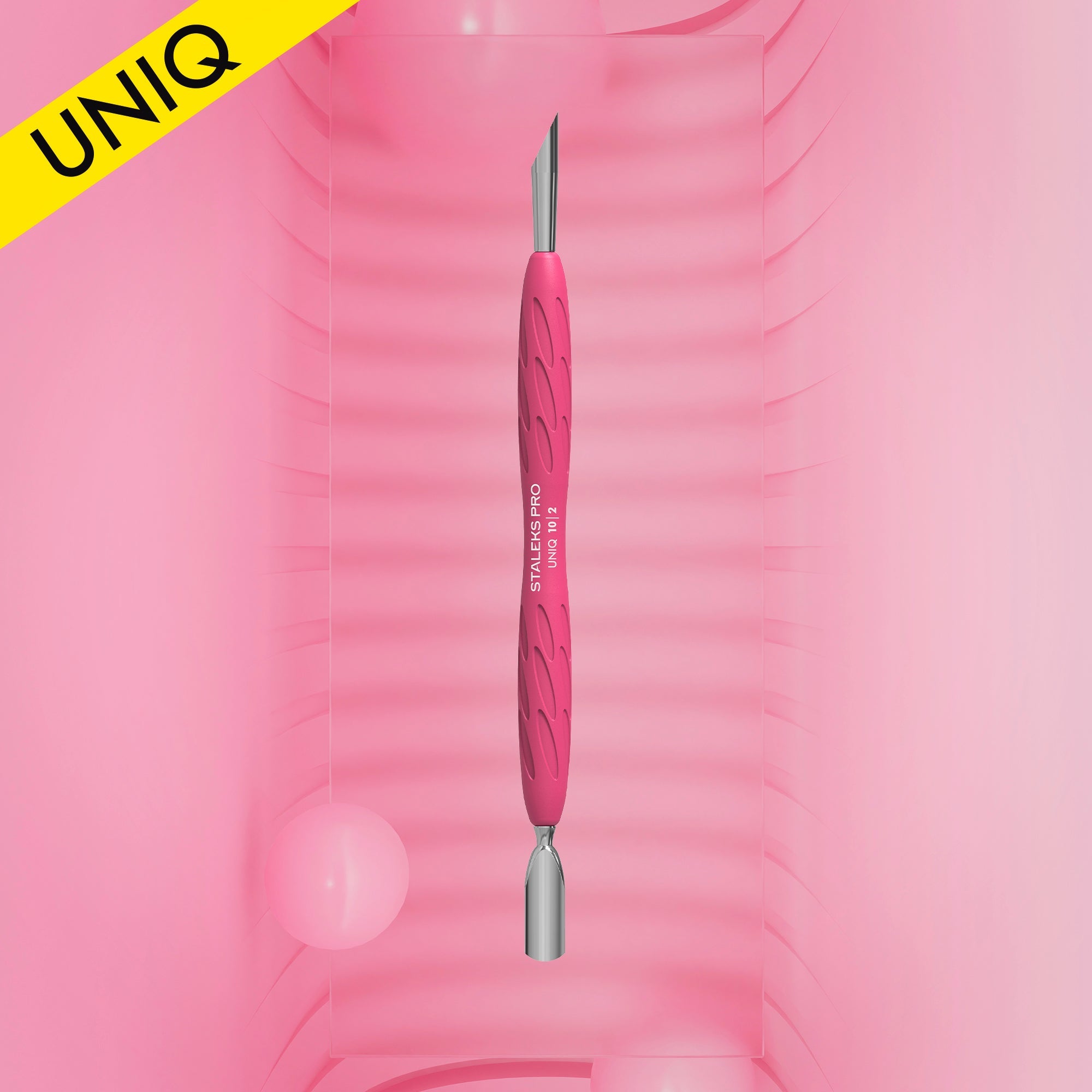 STALEKS UNIQ 10 TYPE 2 Gummy Пушер округлий вузький та пушер скошений